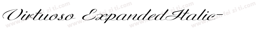 Virtuoso ExpandedItalic字体转换